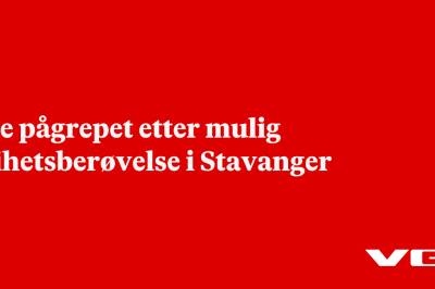 Tre pågrepet etter mulig frihetsberøvelse i Stavanger