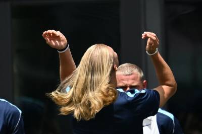 Haaland slo ut håret før England-trening