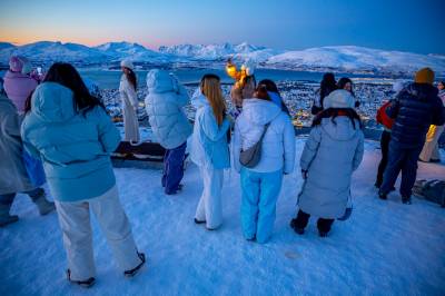 Slik reiser turistene i Tromsø