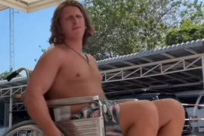 Havnet i rullestol etter ulykke