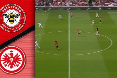 Se høydepunktene fra Brentford - Eintracht Frankfurt