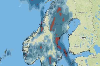 Meteorolog berfolk forberedeseg før regnet