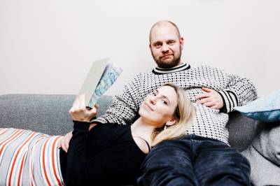 Mímir Kristjánsson og Sofie Marhug har blitt foreldre