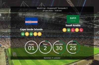 Kapp Verde mot Saudi-Arabia: Forventede lagoppstillinger, statistikk og forhåndsvisning