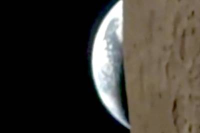 Deler spektakulær video fra måneferden