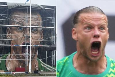 Folk tutar når dei ser veggmåleriet av Nyland: – Eg var litt naiv