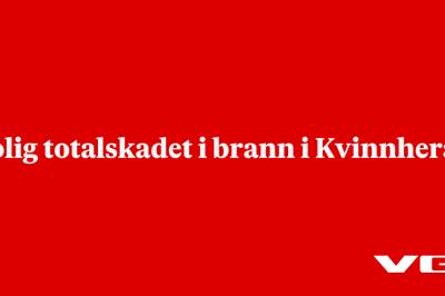 Bolig totalskadet i brann i Kvinnherad