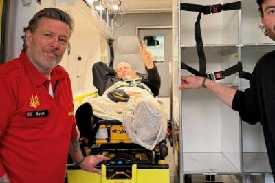 Reddet ut etter alvorlig ulykke