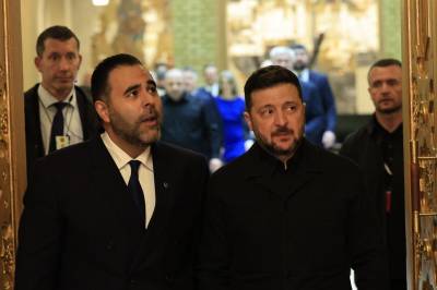 Volodymyr Zelenskyj besøker Stortinget