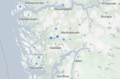 Følg vannføringen her