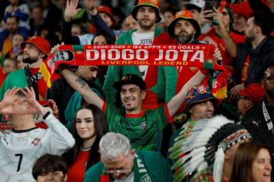 Portugal-fansen skal hedre Diogo Jota i VM-kamp