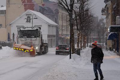 Gult farevarsel i Horten: – Hvis man ikke må, hadde jeg holdt meg hjemme