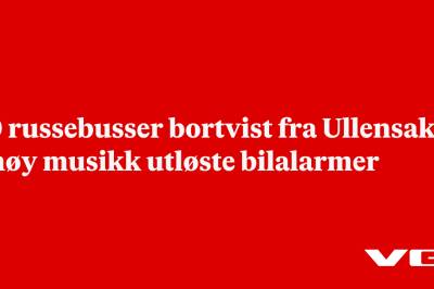 40 russebusser bortvist fra Ullensaker – høy musikk utløste bilalarmer