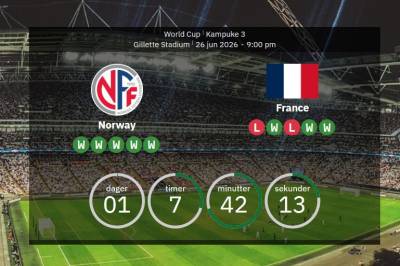 Norge mot Frankrike: Forventede lagoppstillinger, statistikk og spådom – gruppefinale om førsteplassen