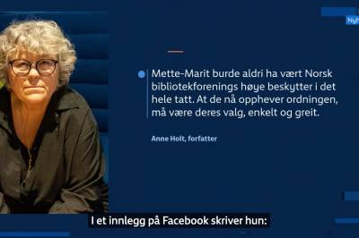 NRK beklager til Anne Holt