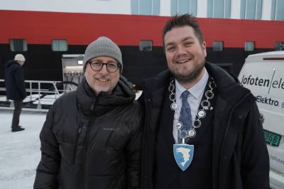 I dag åpnet det nye landstrømanlegget i Svolvær