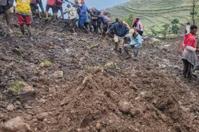 Minst 70 døde i jordskred i Etiopia