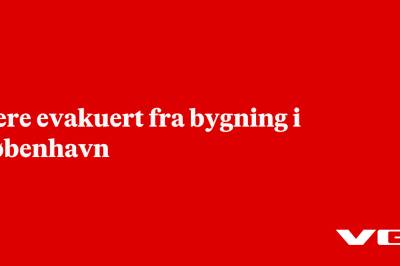 Flere evakuert fra bygning i København