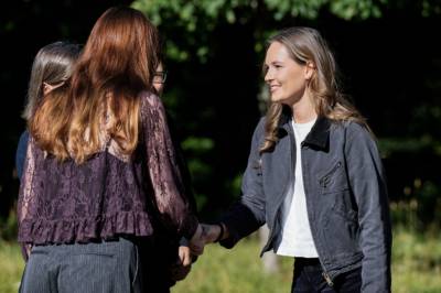 Første skoledag: Her er prinsessen på plass