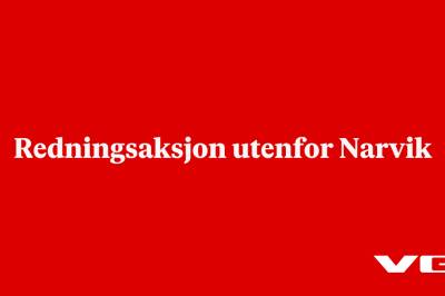 Redningsaksjon utenfor Narvik