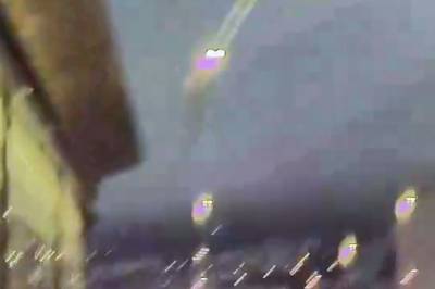 Her krasjar Teslaen på Torgallmenningen i Bergen