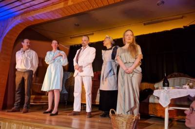 Løkta feiret hundre år med teater-drama