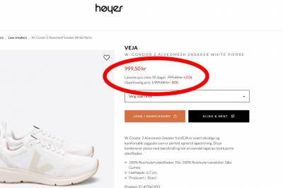 Nesten 50 nettbutikker viste salgsprisen på 23 forskjellige måter