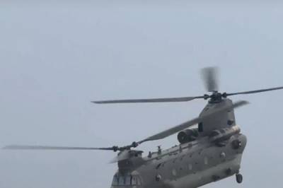 Sjå gigant-helikopteret