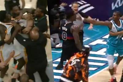 To store NBA-bråk på én dag: Kampen mellom Hornets og Pistons endte i knyttneveslagsmål
