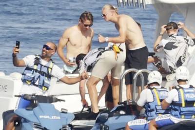 Haaland reagerte på yachten