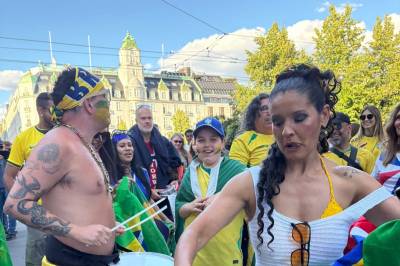 Brasil-fest foran Rådhuset