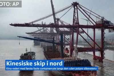Kinesiske skip i nord