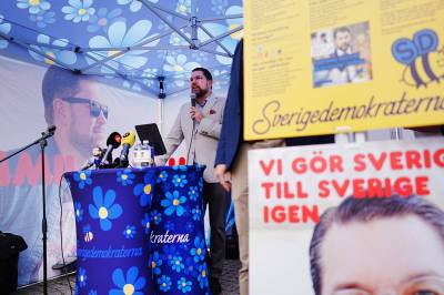 Sverigedemokraternas leder tordner mot «islamistiske stemmer»