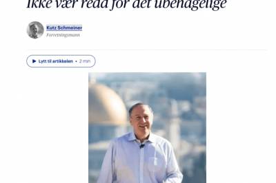 Aftenposten avpubliserer debattinnlegg