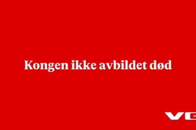 Kongen ikke avbildet død