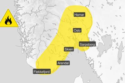 Fare for skogbrann: – Store områder kan bli berørt