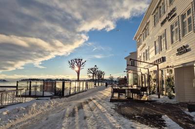 Skyene forsvinner - sprengkulda tar over