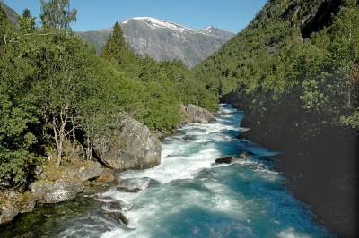 En elv som allerede er redusert med 75 prosent