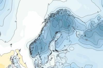 Arktisk kulde over hele landet