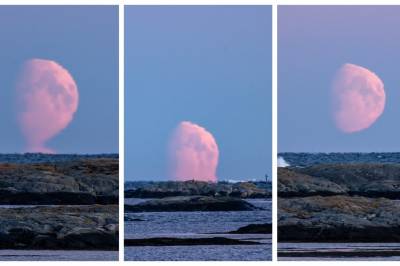 Fikk et sjeldent møte med månen: – Hva søren er dette, tenkte jeg