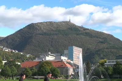 Septembersol i Bergen