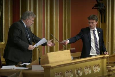 Gikk rett på talerstolen