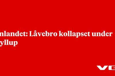 Innlandet: Låvebro kollapset under bryllup