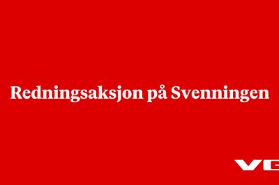 Redningsaksjon på Svenningen