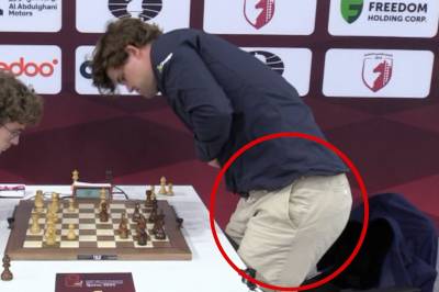 Bukse-forvirring rundt Magnus Carlsen