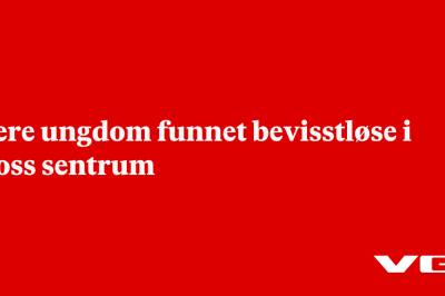 Flere ungdom funnet bevisstløse i Moss sentrum