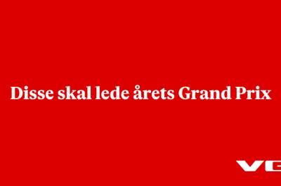 Disse skal lede årets Grand Prix
