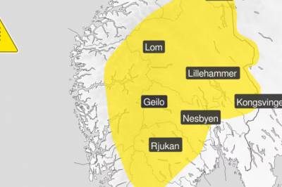 Her blir det snø!