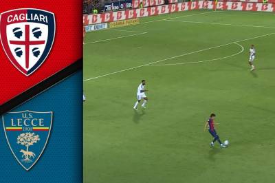 Se høydepunktene fra Cagliari - Lecce