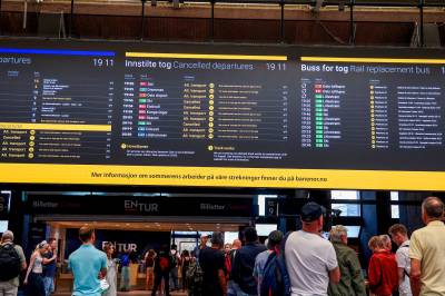 Togstans mellom Oslo lufthavn og Oslo S